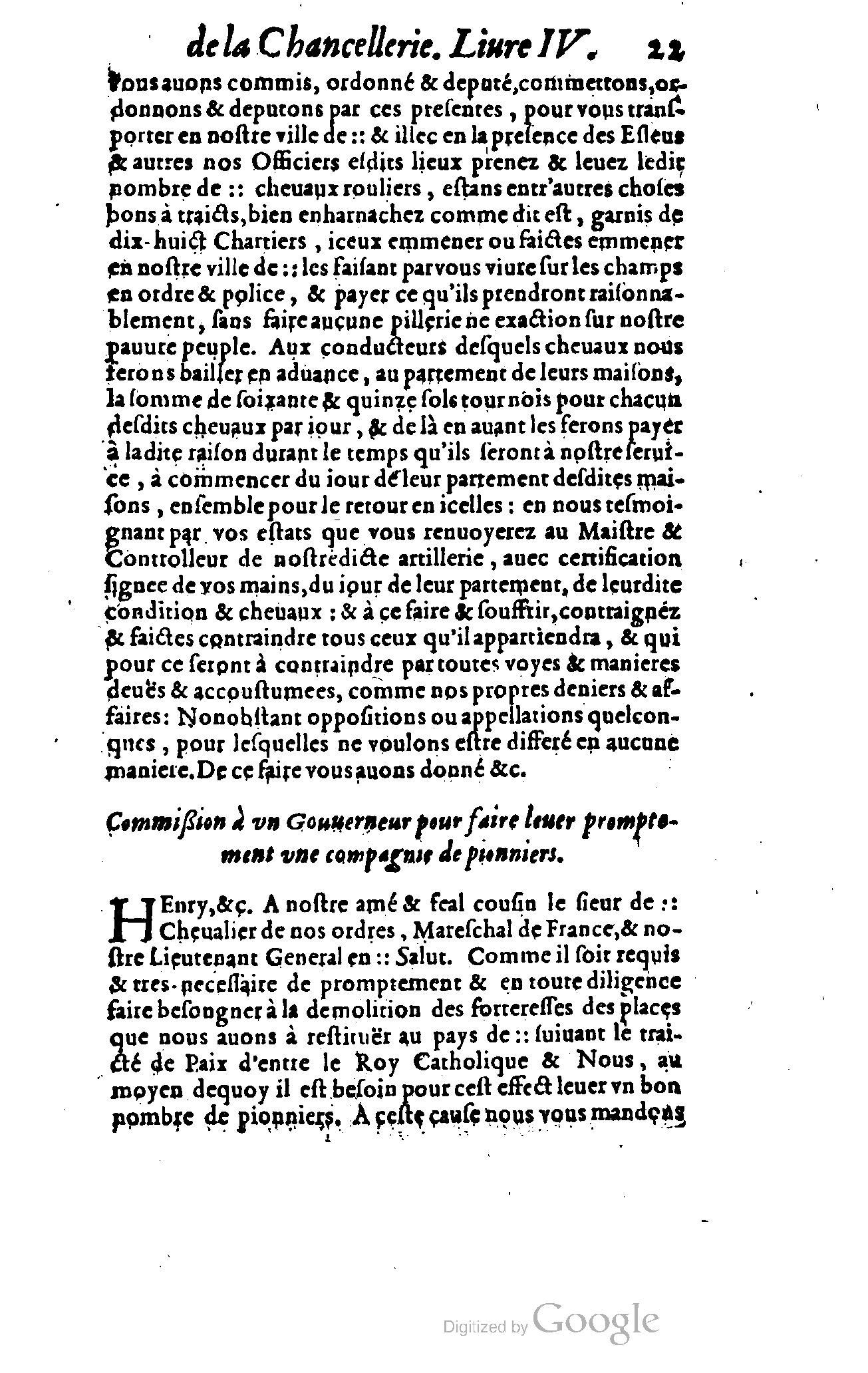 1614 - Jean Richer - Trésor du nouveau style et protocole de la chancellerie de France - BSB Munich