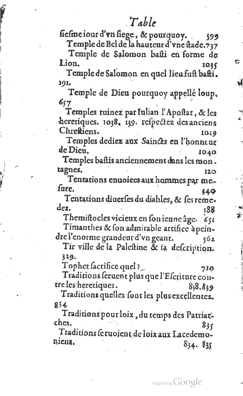 1607 - Nicolas Du Fossé - Trésor quadragésimal - T 01 - BM Lyon 1607 - Nicolas Du Fossé - Trésor quadragésimal - T 01 - BM Lyon