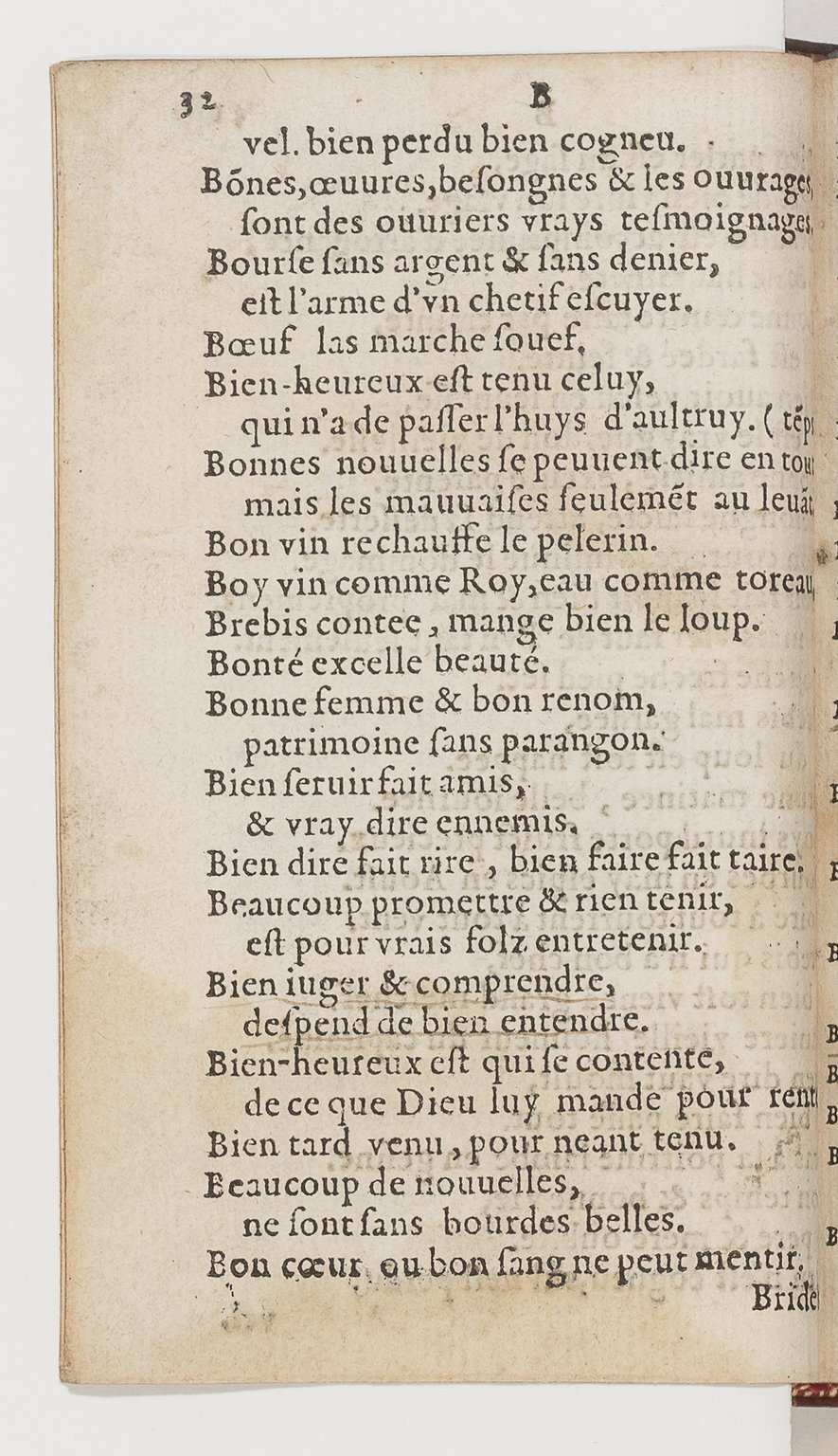 1577 - Jean d’Ogerolles - Trésor de sentences dorées - BnF Arsenal