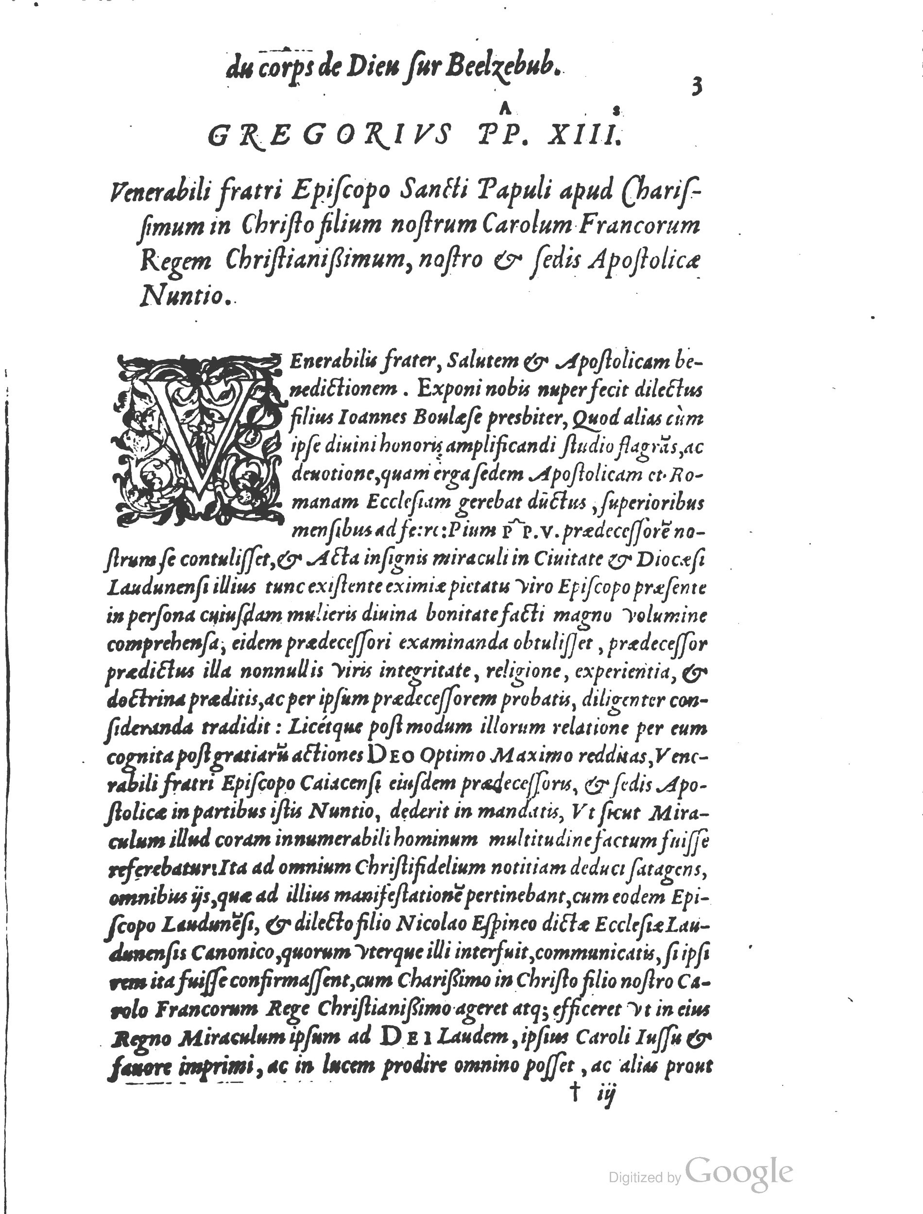1578 - Nicolas Chesneau - Trésor et entière histoire de la triomphante victoire du corps de Dieu sur l’esprit malin - British Library