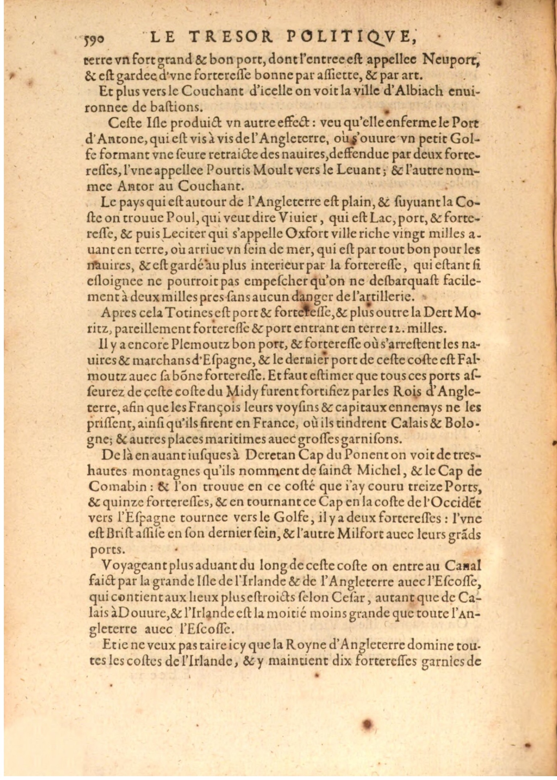 1608 - Nicolas Du Fossé - Trésor politique - BSB Munich