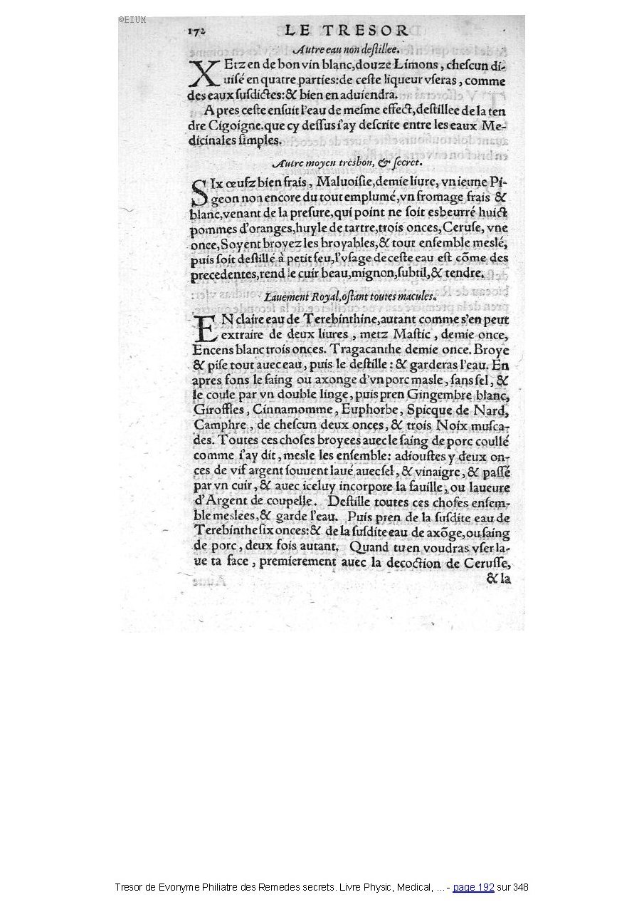 1555 - Balthazar Arnoullet - Trésor d’Évonyme Philiatre - Université Paris Cité