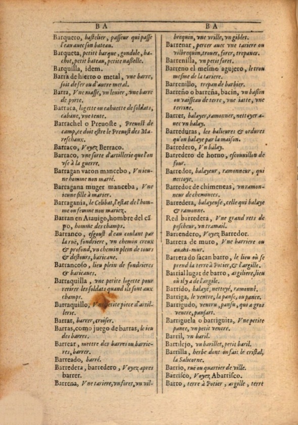 1607 - Marc Orry - Trésor des deux langues espagnole et française (Première et Seconde parties) - ÖNB Wien