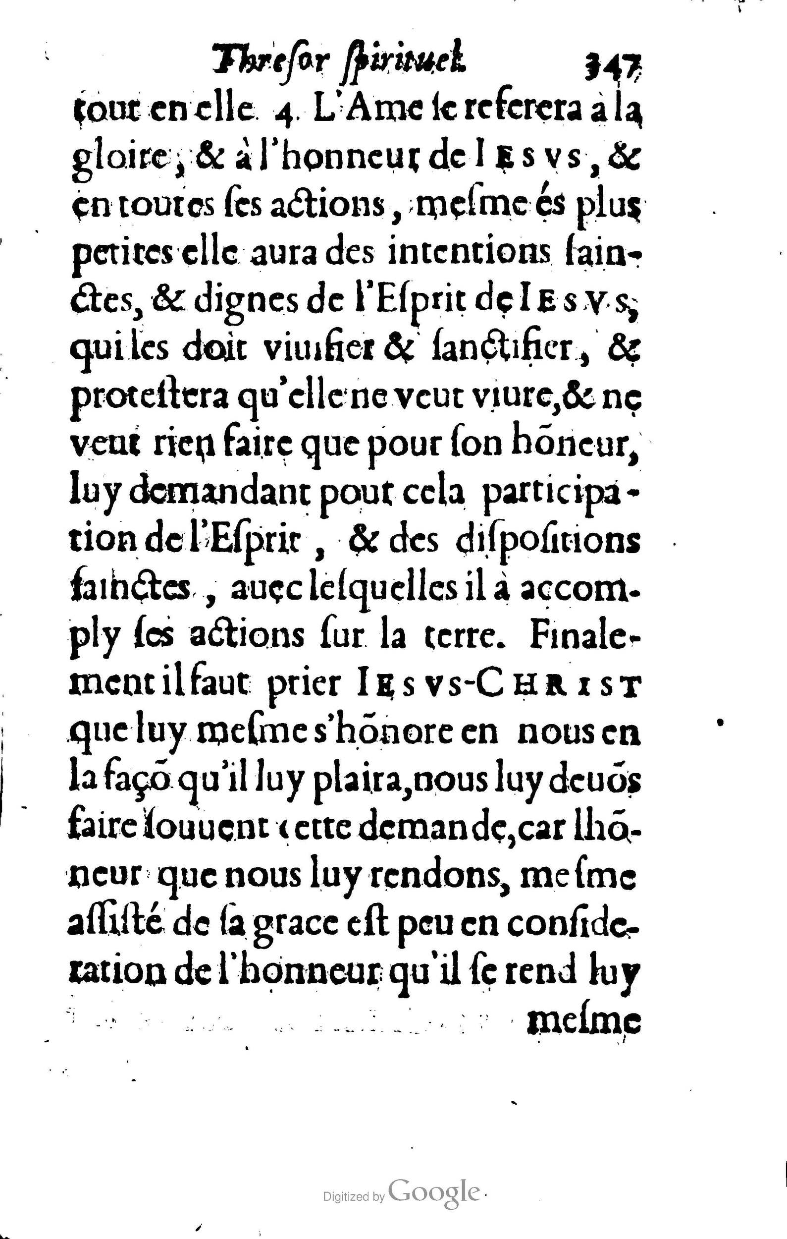 1633 - François Waudré - Trésor spirituel contenant les excellences du christianisme - BM Lyon