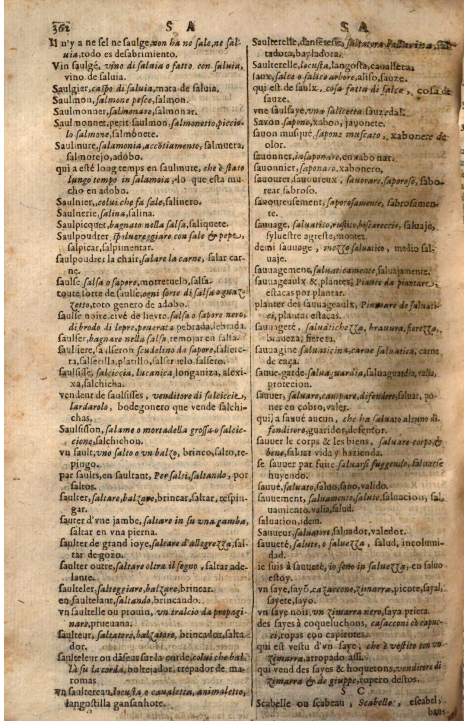 1644 - Jacques Crespin - Trésor des trois langues - Passau 1644 - Jacques Crespin - Trésor des trois langues - Passau