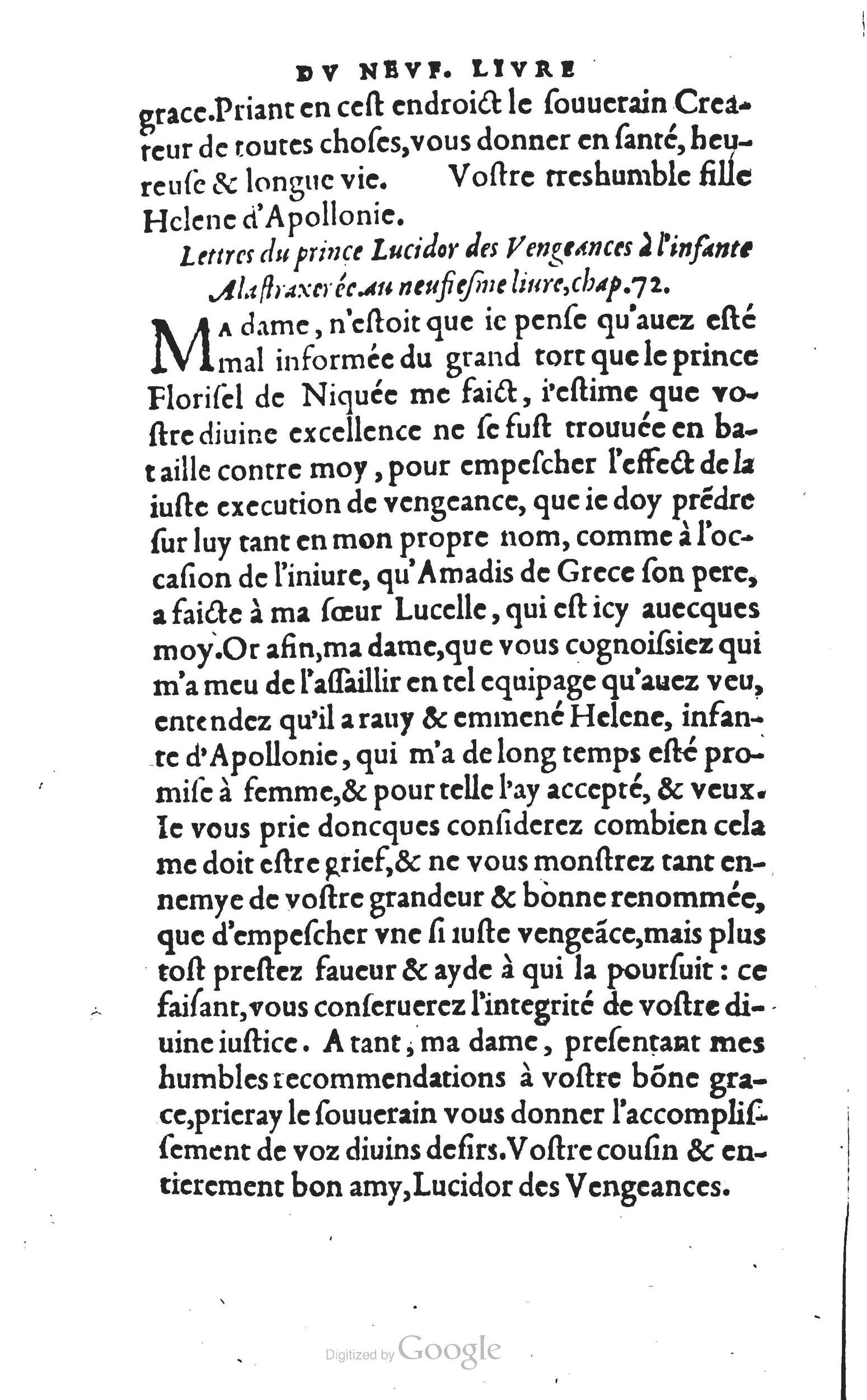 1560 - Vincent Sertenas et Gilles Robinot - Trésor des Amadis - British Library