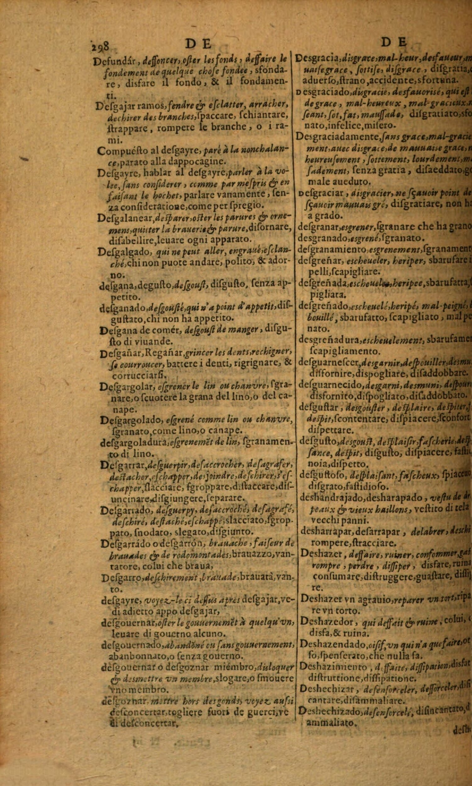 1617 - Samuel Crespin - Trésor des trois langues espagnole, française et italienne (Première partie) - Regensburg