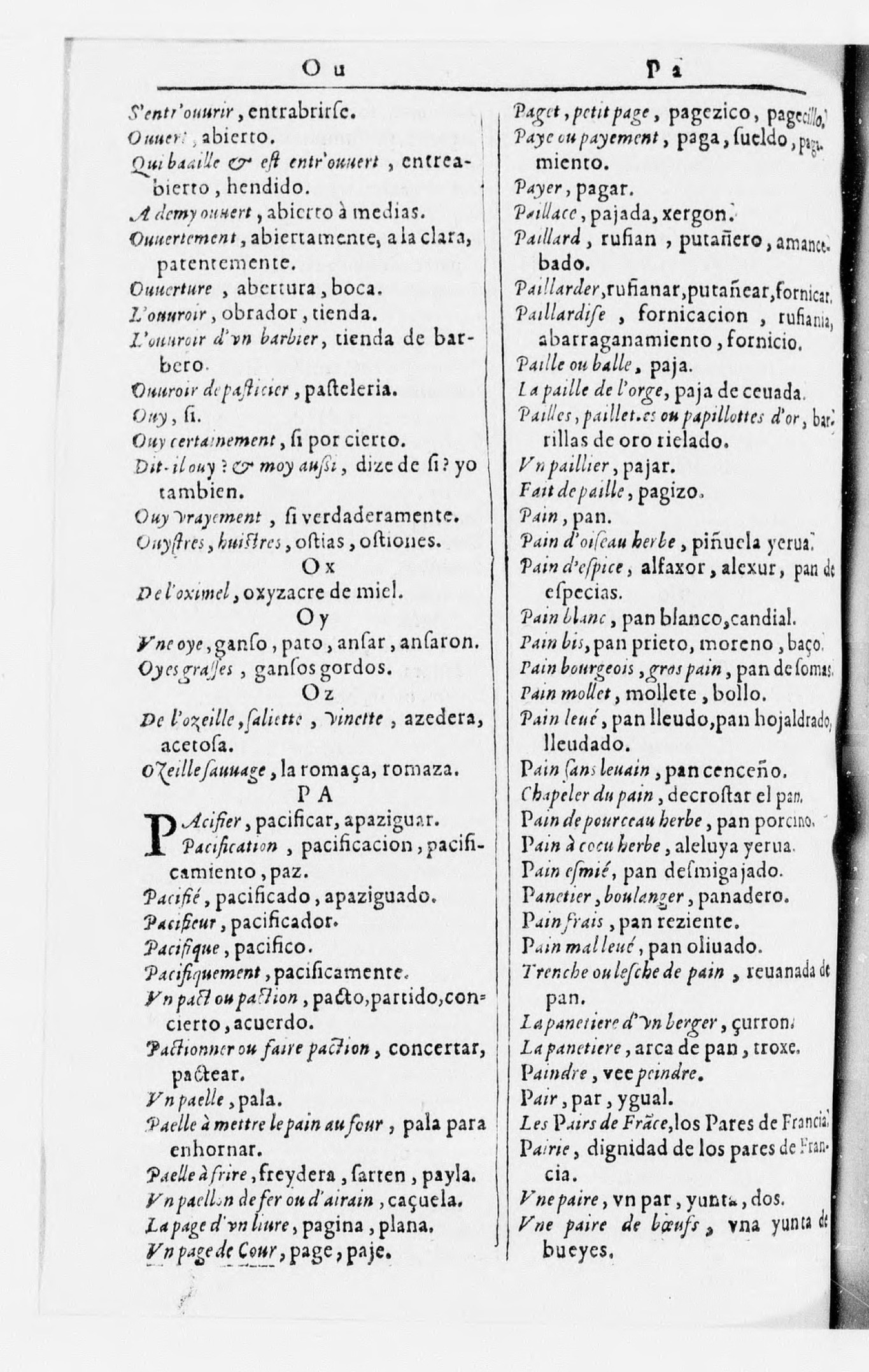 1616 - Veuve Marc Orry - Trésor des deux langues espagnole et française (Seconde partie) - BnF 1616 - Veuve Marc Orry - Trésor des deux langues espagnole et française (Seconde partie) - BnF