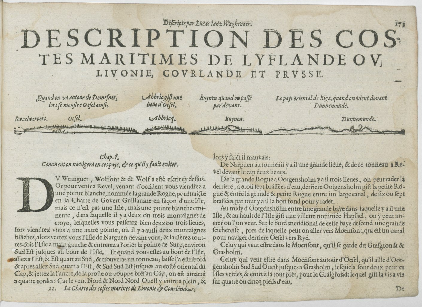 1601 - Bonaventure d’Aseville - Trésorerie ou cabinet de route marinesque - BnF 1601 - Bonaventure d’Aseville - Trésorerie ou cabinet de route marinesque - BnF