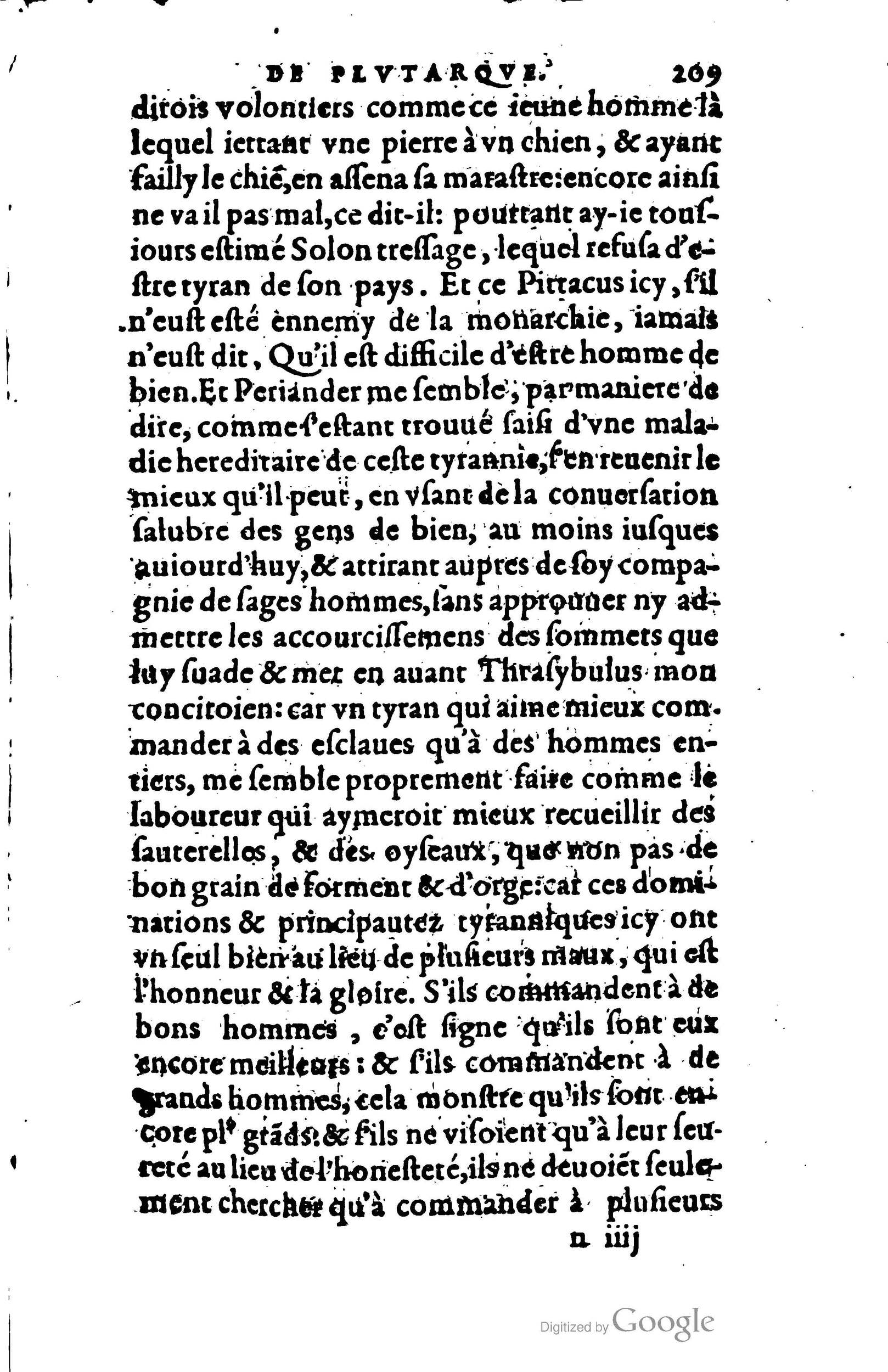 1578 - Jean Poupy - Trésor des morales de Plutarque - BSB Munich