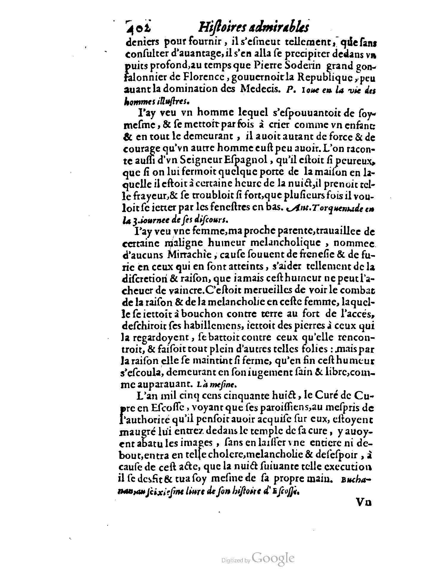 1620 - Samuel Crespin - Trésor d’histoires admirables et mémorables - BCU Lausanne