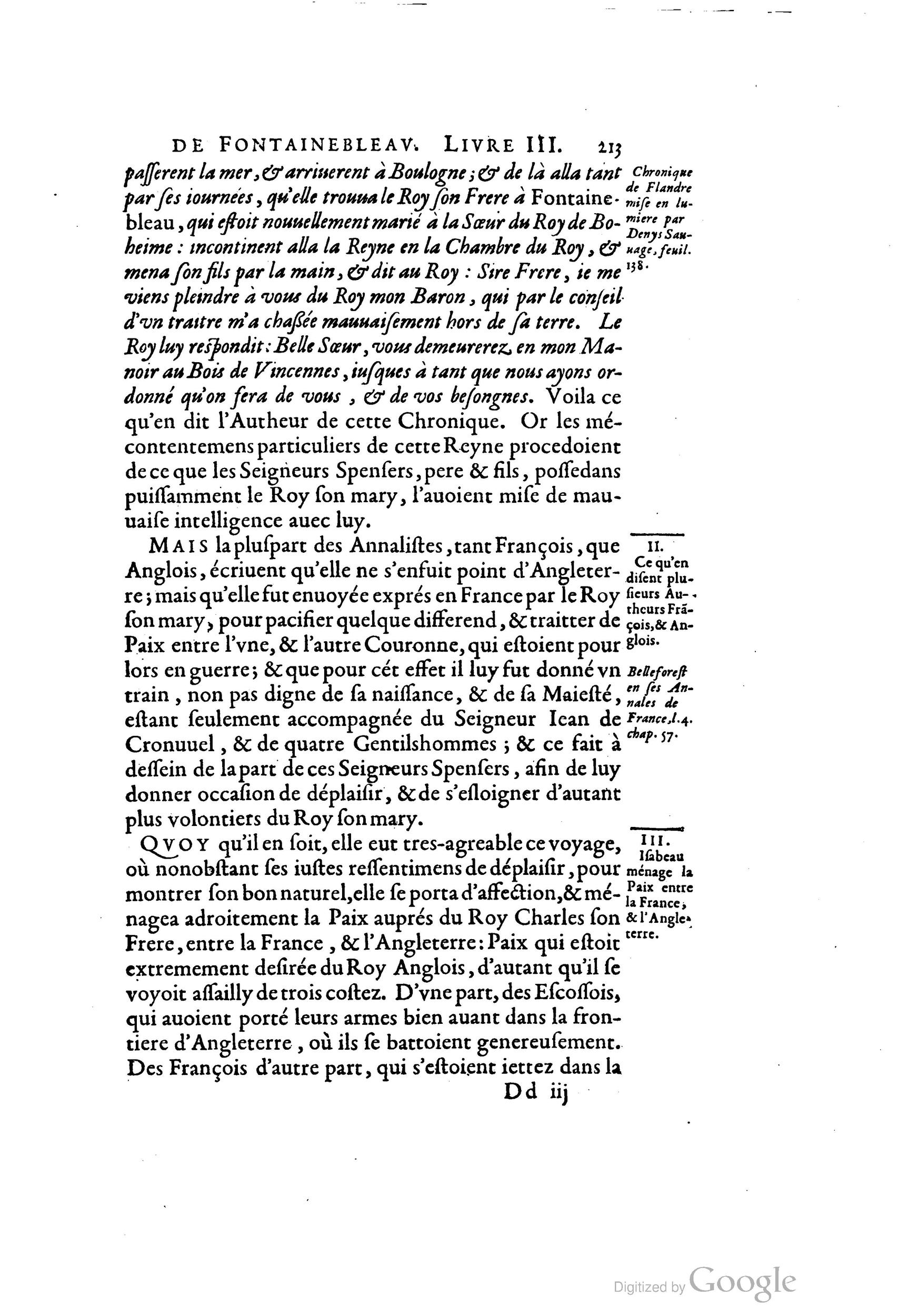 1642 - Sébastien Cramoisy - Trésor des merveilles de la maison royale de Fontainebleau - BM Lyon