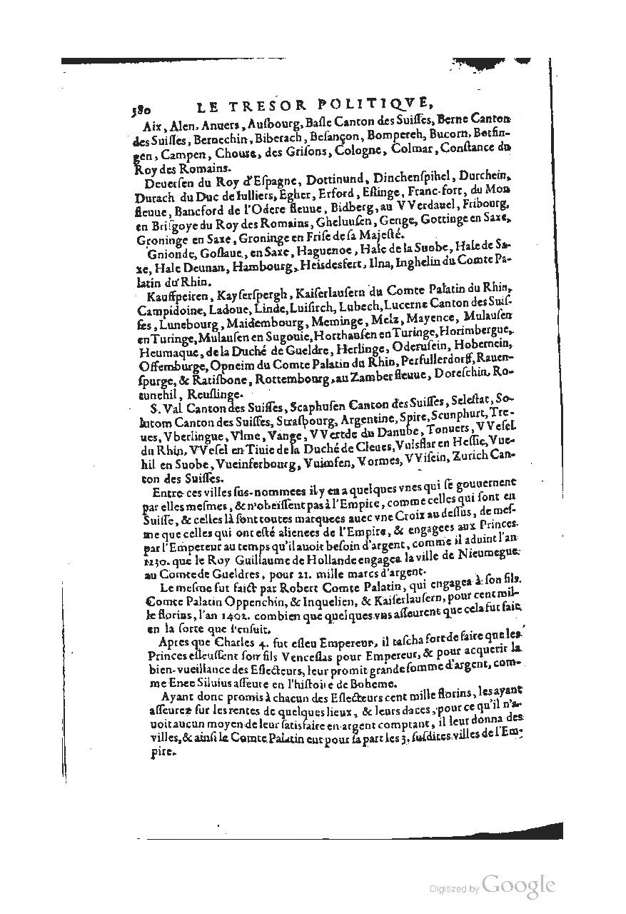 1611 - Pierre Chevalier - Trésor politique - UGent