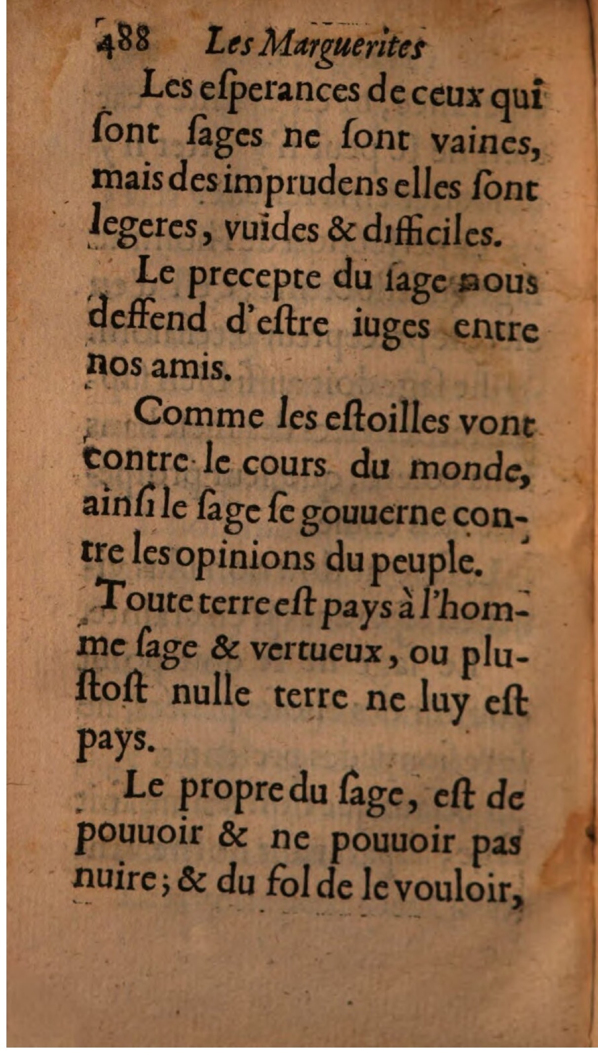 1608 - Théodore Reinsart - Les Marguerites françaises ou Trésor des Fleurs du bien-dire - BSB Munich