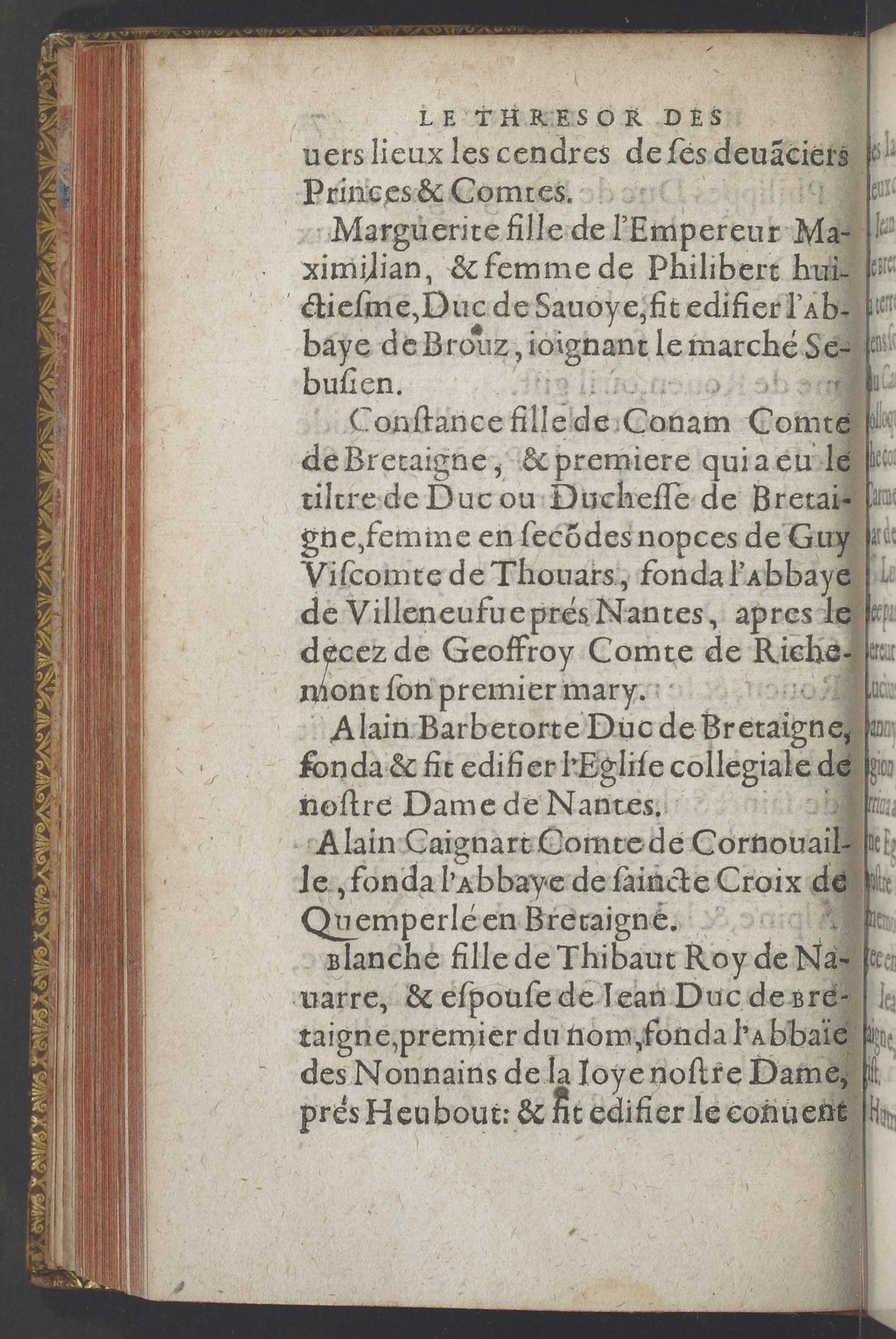 1603 - Galiot Corrozet - Trésor des histoires de France - BnF Tolbiac