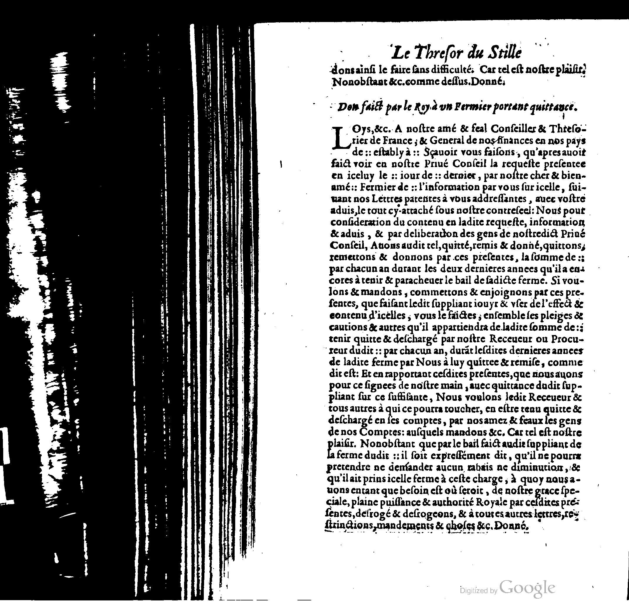 1614 - Jean Richer - Trésor du nouveau style et protocole de la chancellerie de France - BSB Munich
