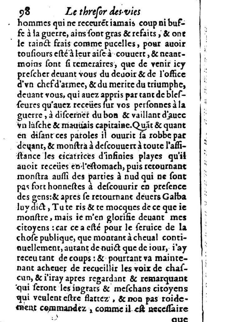 1611 - Pierre Rigaud - Trésor des vies de Plutarque - BM Lyon