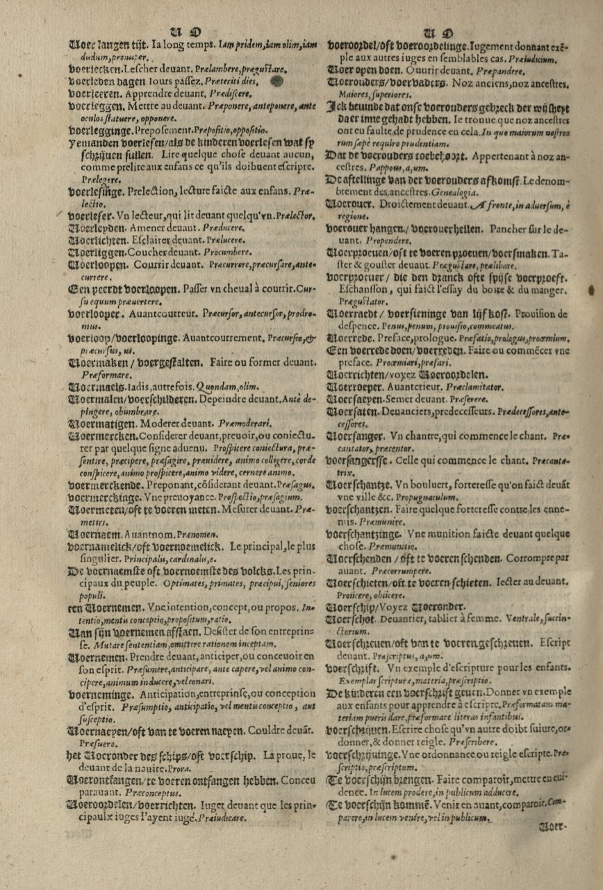 1573 - Christophe Plantin - Trésor du langage bas-allemand - Greifswald