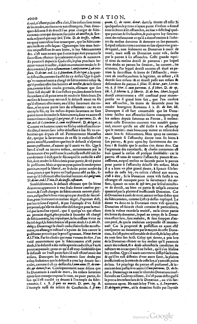 1629 - Veuve Nicolas Buon - Trésor du droit français (29620 T. 1) - BM Lyon