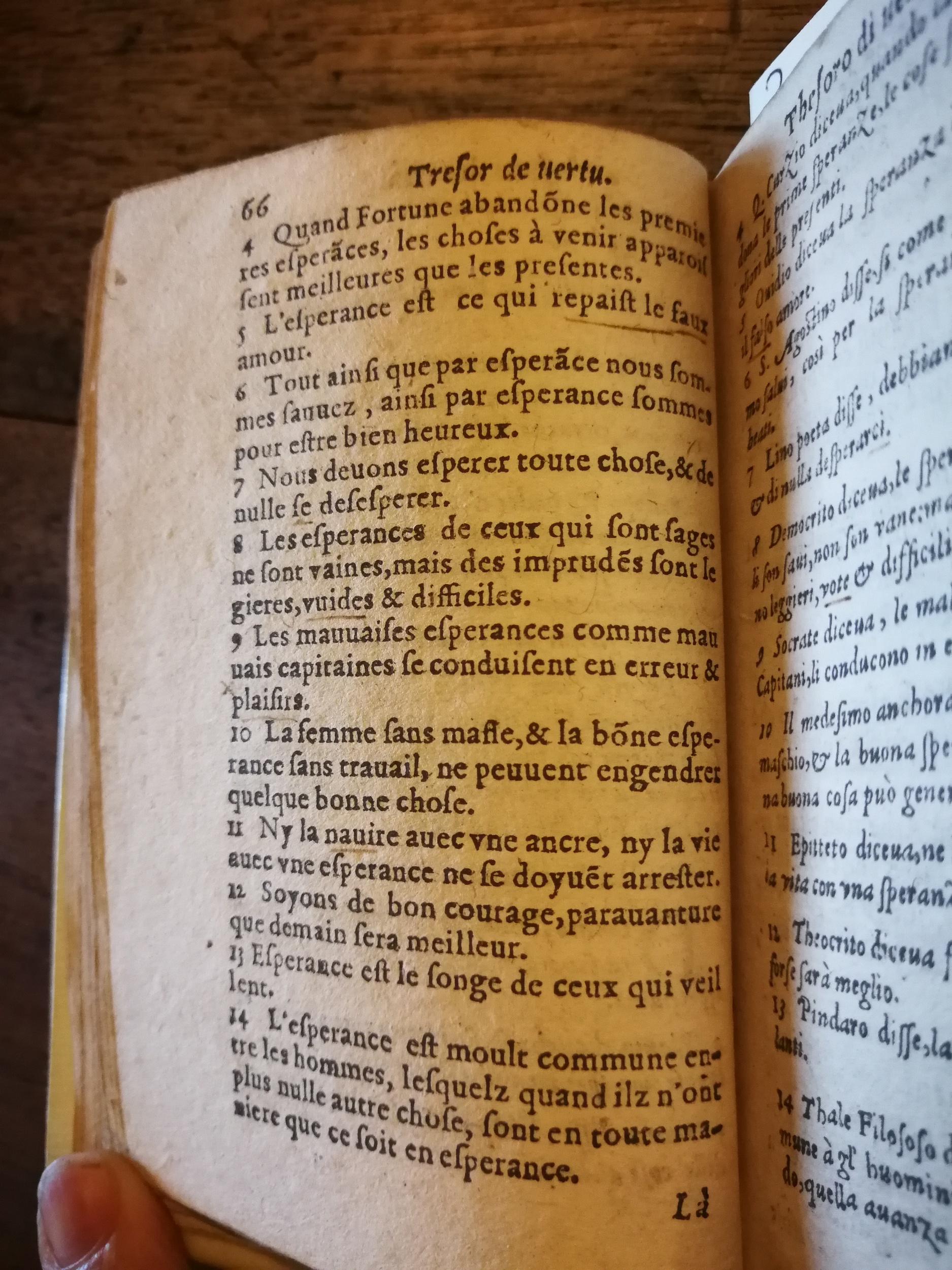 1576 - Benoît Rigaud - Trésor de vertu - BNC Florence
