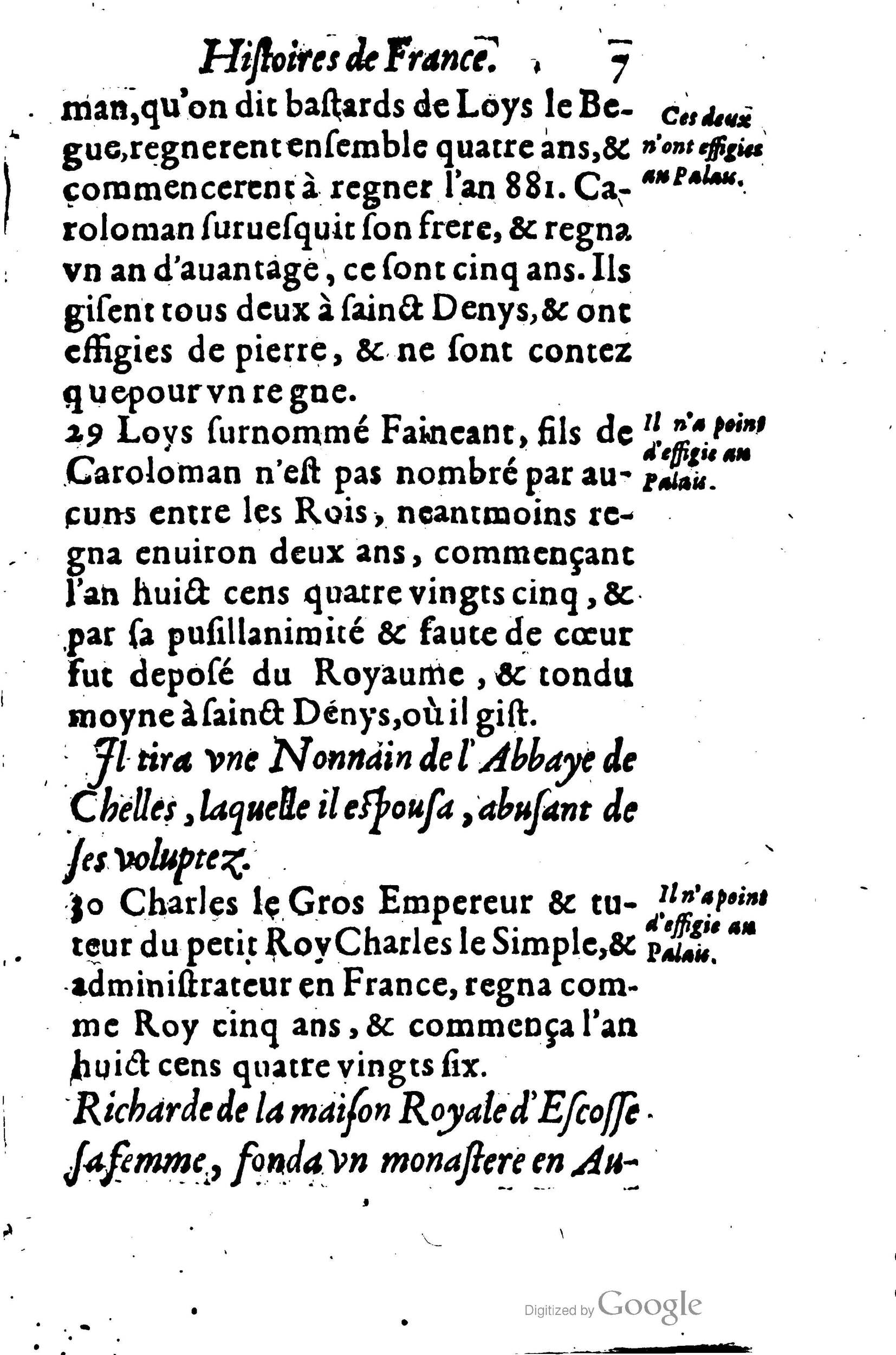 1619 - Jean Corrozet - Trésor des histoires de France - BSB Munich