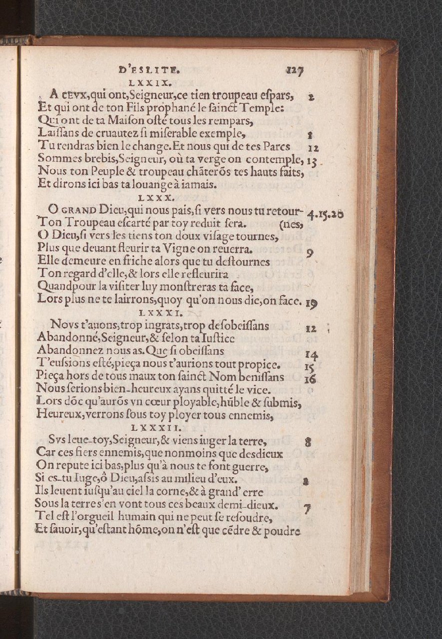 1577 - Jean de Laon - Trésor des 150 psaumes de David - Genève