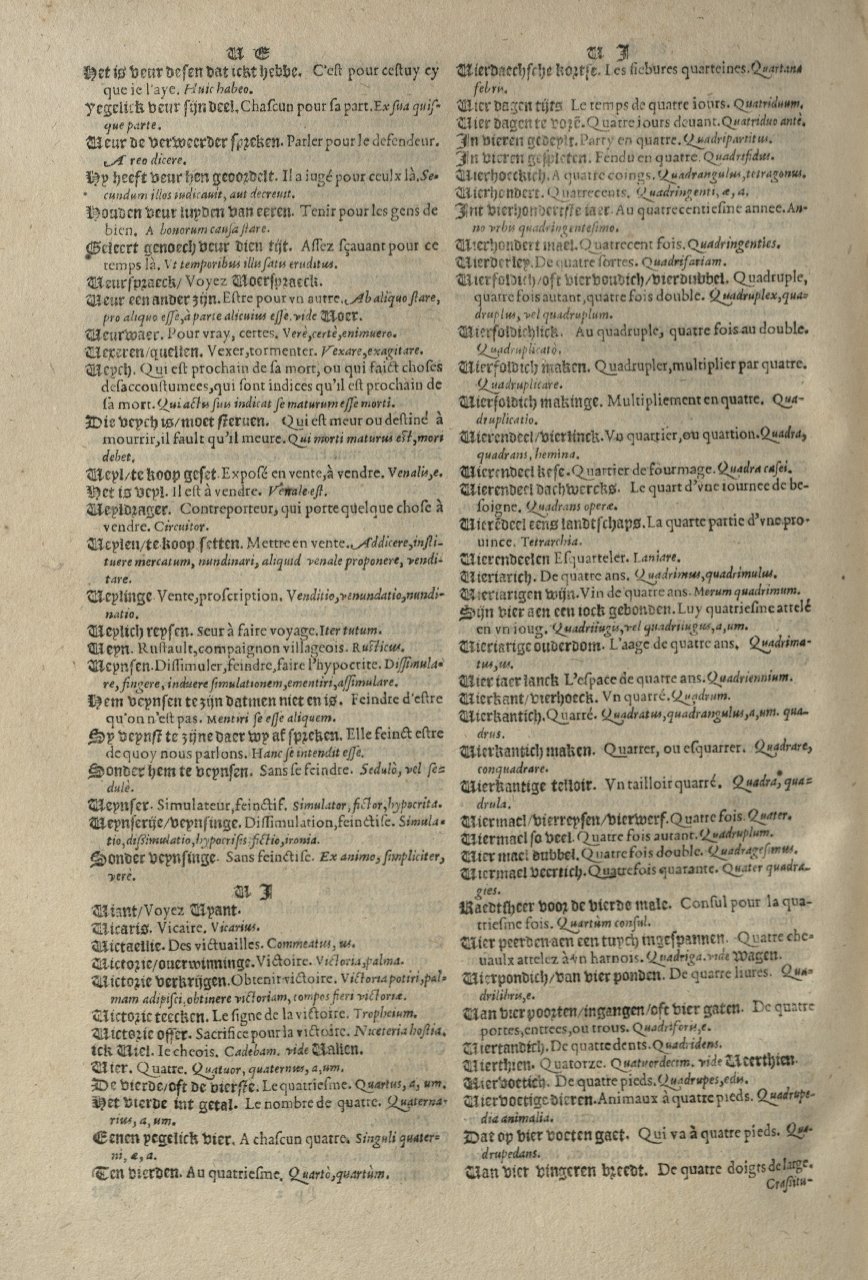 1573 - Christophe Plantin - Trésor du langage bas-allemand - Greifswald 1573 - Christophe Plantin - Trésor du langage bas-allemand - Greifswald