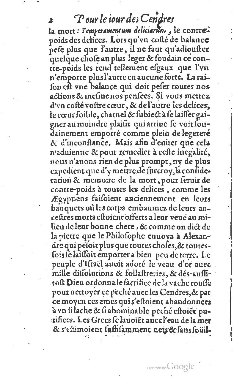 1607 - Nicolas Du Fossé - Trésor quadragésimal - T 01 - BM Lyon