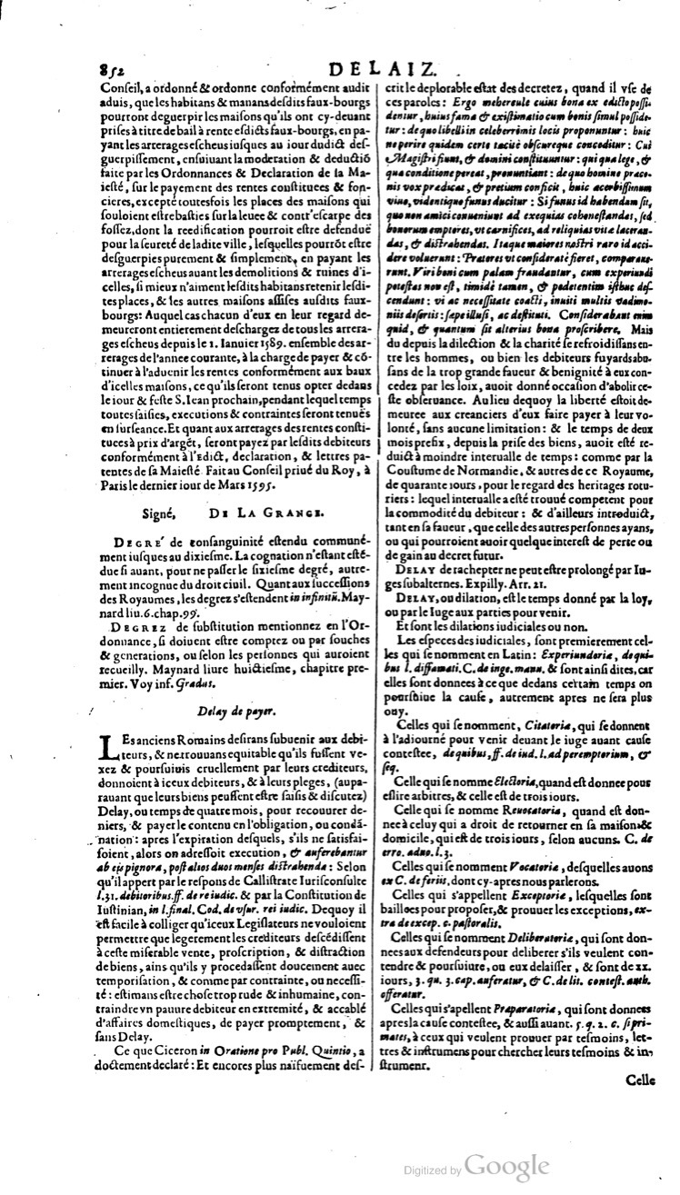 1629 - Veuve Nicolas Buon - Trésor du droit français (21754 T. 1) - BM Lyon 1629 - Veuve Nicolas Buon - Trésor du droit français (21754 T. 1) - BM Lyon