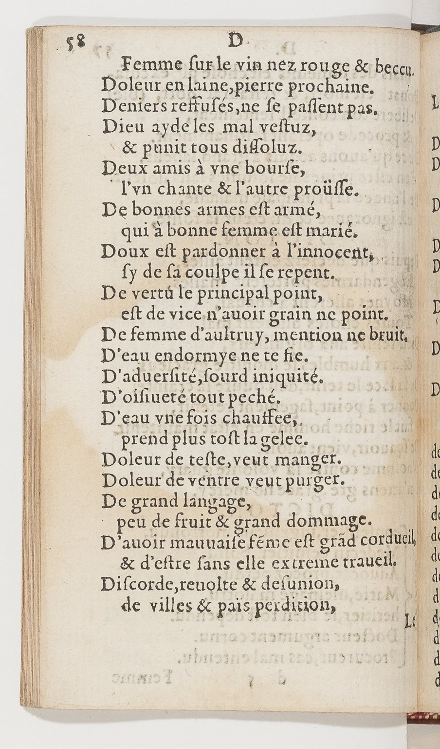 1577 - Jean d’Ogerolles - Trésor de sentences dorées - BnF Arsenal