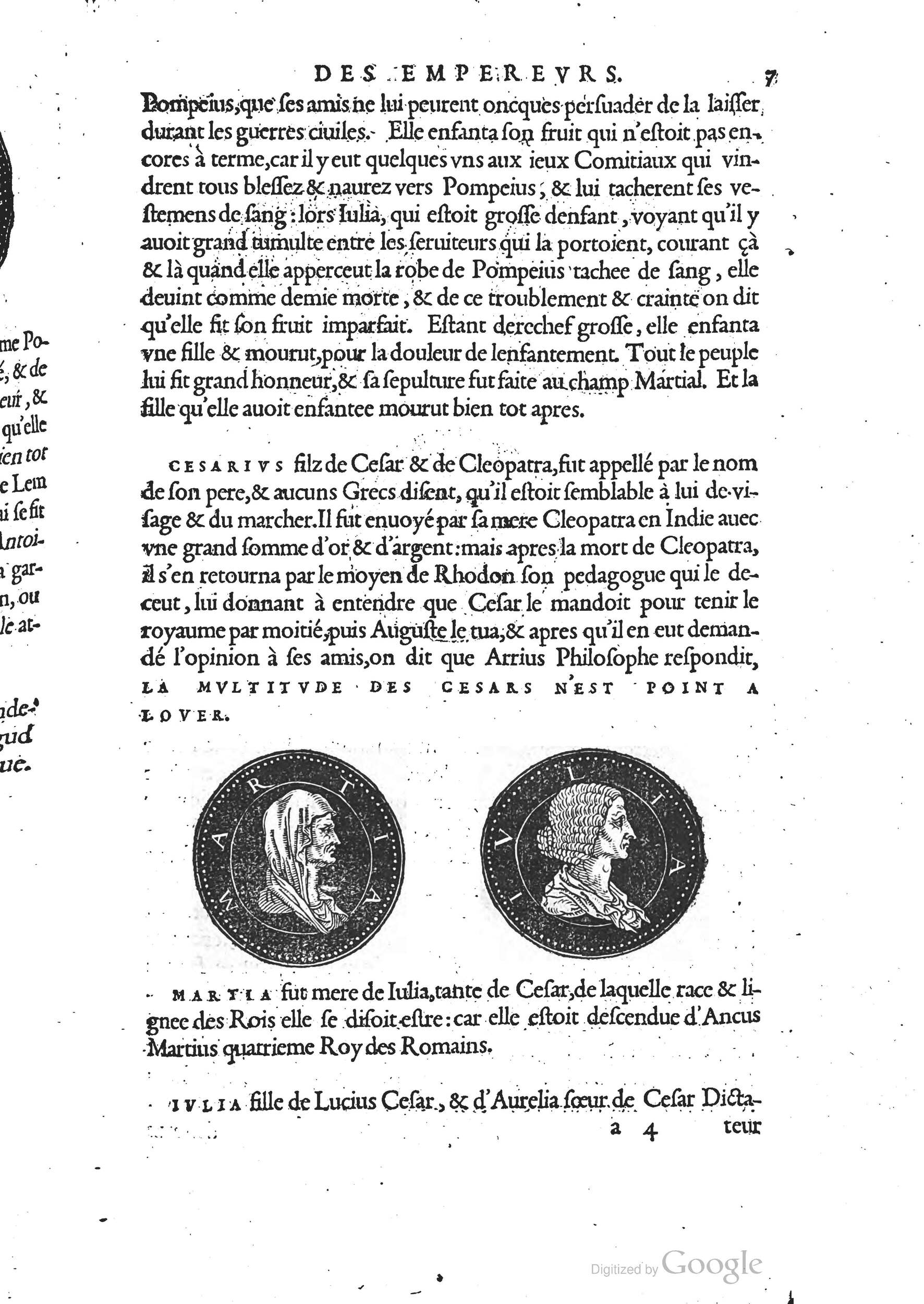 1553 - Jacopo Strada et Thomas Guérin - Épitome du Trésor des antiquités - Prague