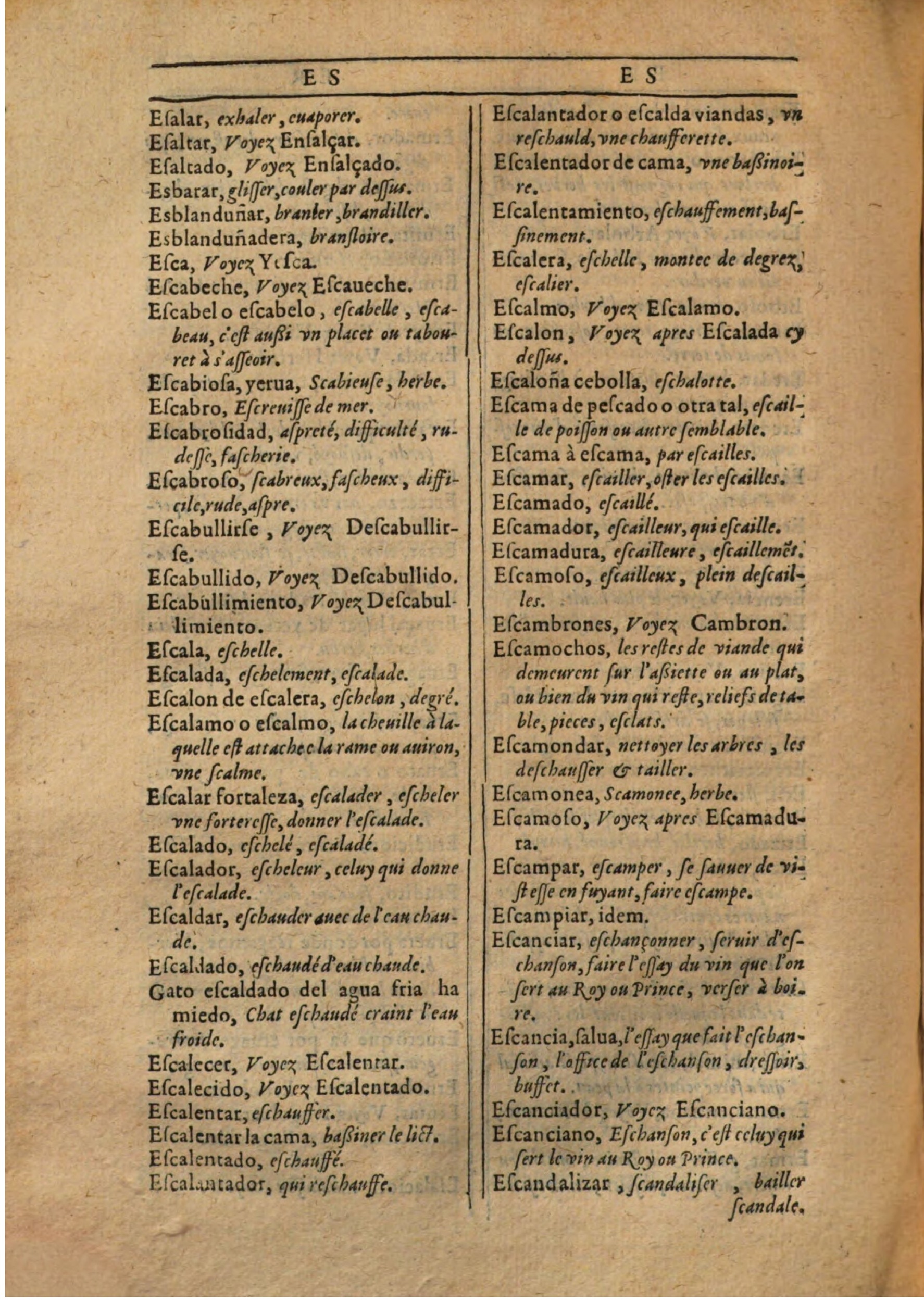 1607 - Marc Orry - Trésor des deux langues espagnole et française (Première partie) - BSB Munich 1607 - Marc Orry - Trésor des deux langues espagnole et française (Première partie) - BSB Munich