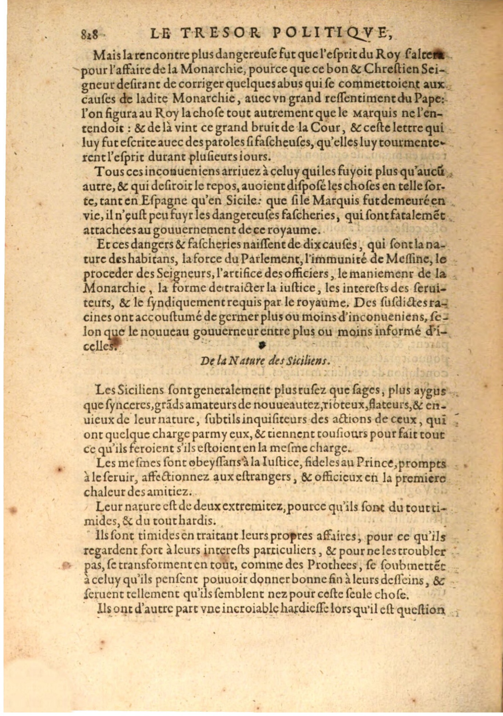 1608 - Nicolas Du Fossé - Trésor politique - BSB Munich