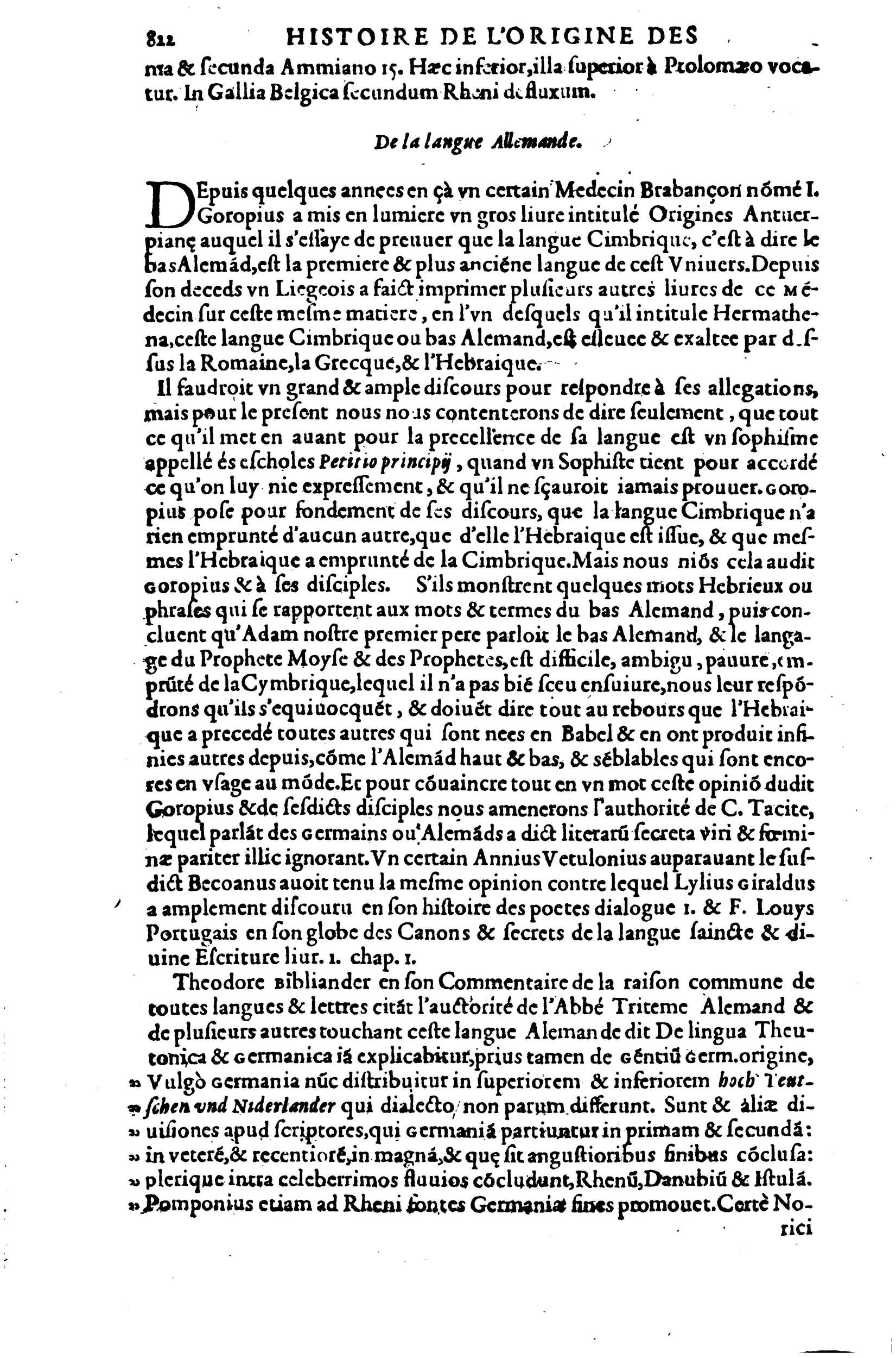 1608 - Nicolas Du Fossé - Trésor politique - BnF Tolbiac