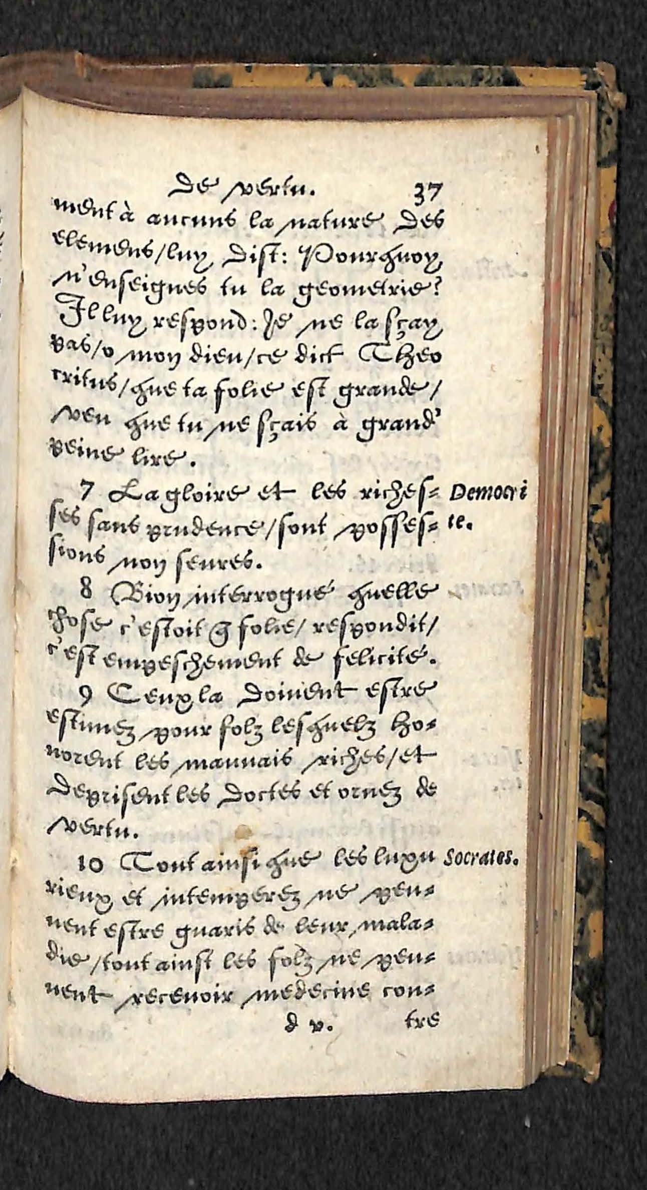 1560 - Hans de Laet - Trésor de vertu - Angers-archives