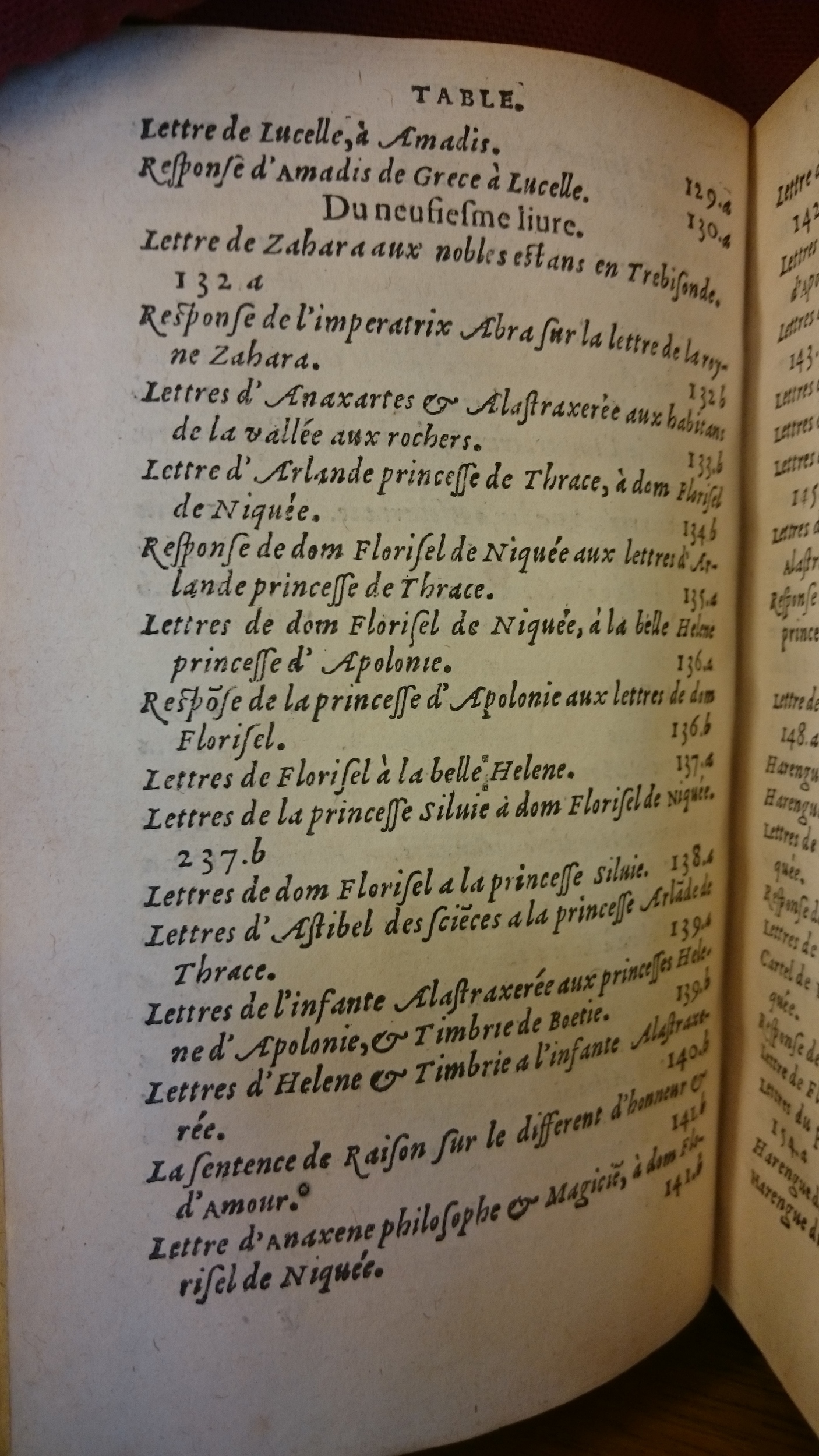 1559 - Jean Longis et Robert Le Mangnier - Trésor des Amadis - BM Lyon 1559 - Jean Longis et Robert Le Mangnier - Trésor des Amadis - BM Lyon