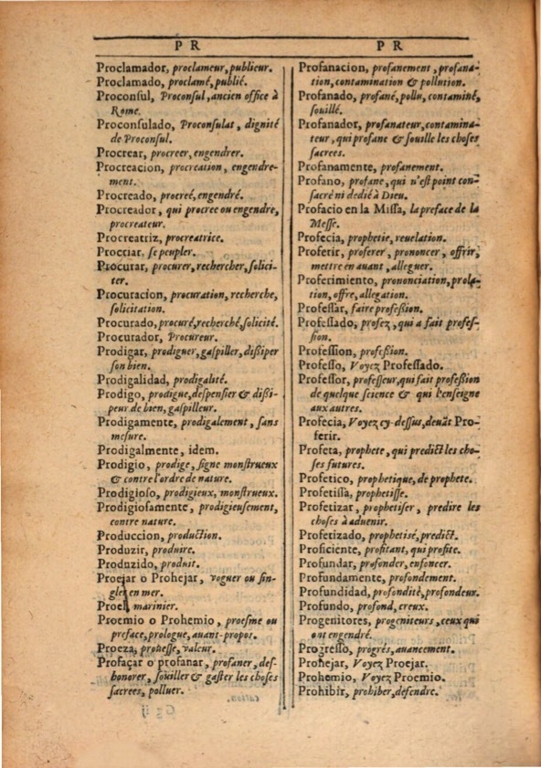 1607 - Marc Orry - Trésor des deux langues espagnole et française (Première et Seconde parties) - ÖNB Wien