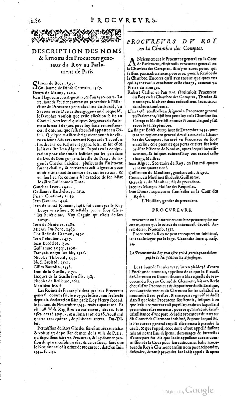 1629 - Veuve Nicolas Buon - Trésor du droit français (29620 T. 2) - BM Lyon