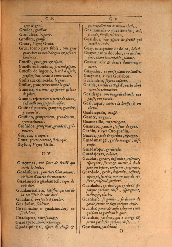 1607 - Marc Orry - Trésor des deux langues espagnole et française (Première et Seconde parties) - ÖNB Wien