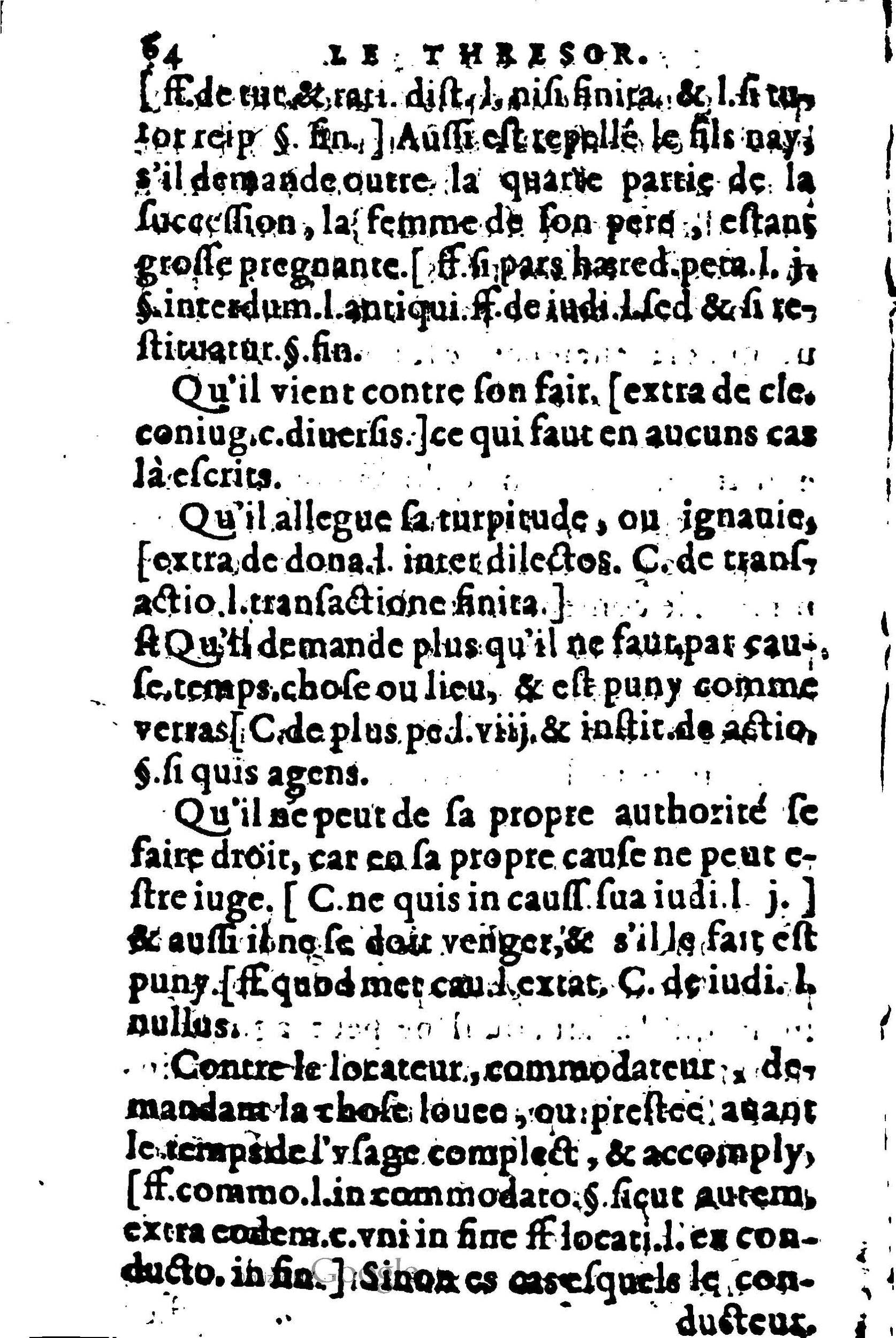 1605 - Pierre Rigaud - Trésor de pratique pour les juges - BM Lyon 1605 - Pierre Rigaud - Trésor de pratique pour les juges - BM Lyon
