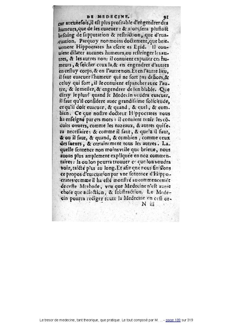 1560 - Pierre et Jan Moine - Trésor de médecine - Université Paris Cité