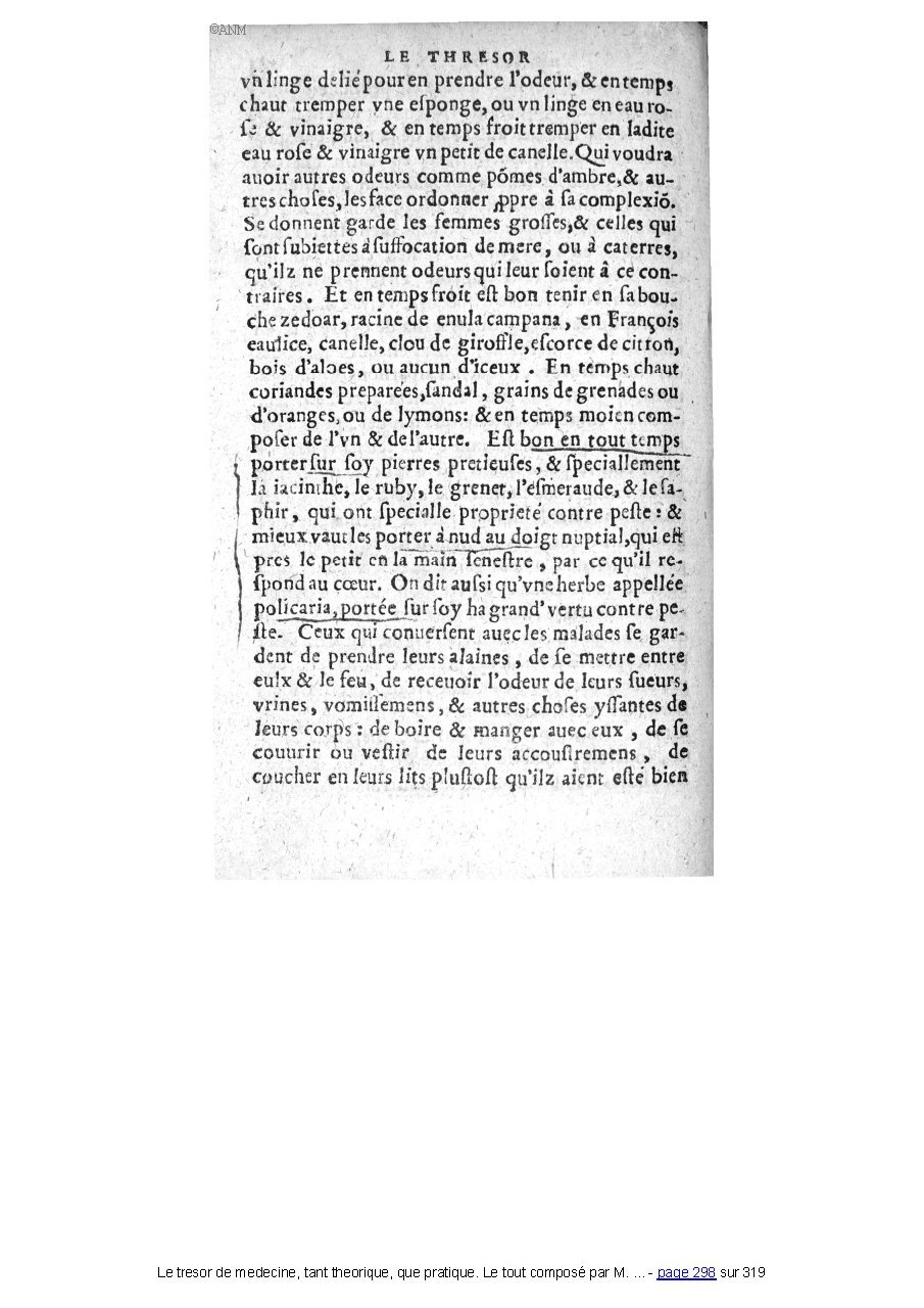 1560 - Pierre et Jan Moine - Trésor de médecine - Université Paris Cité
