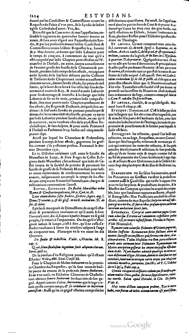 1629 - Veuve Nicolas Buon - Trésor du droit français (29620 T. 1) - BM Lyon