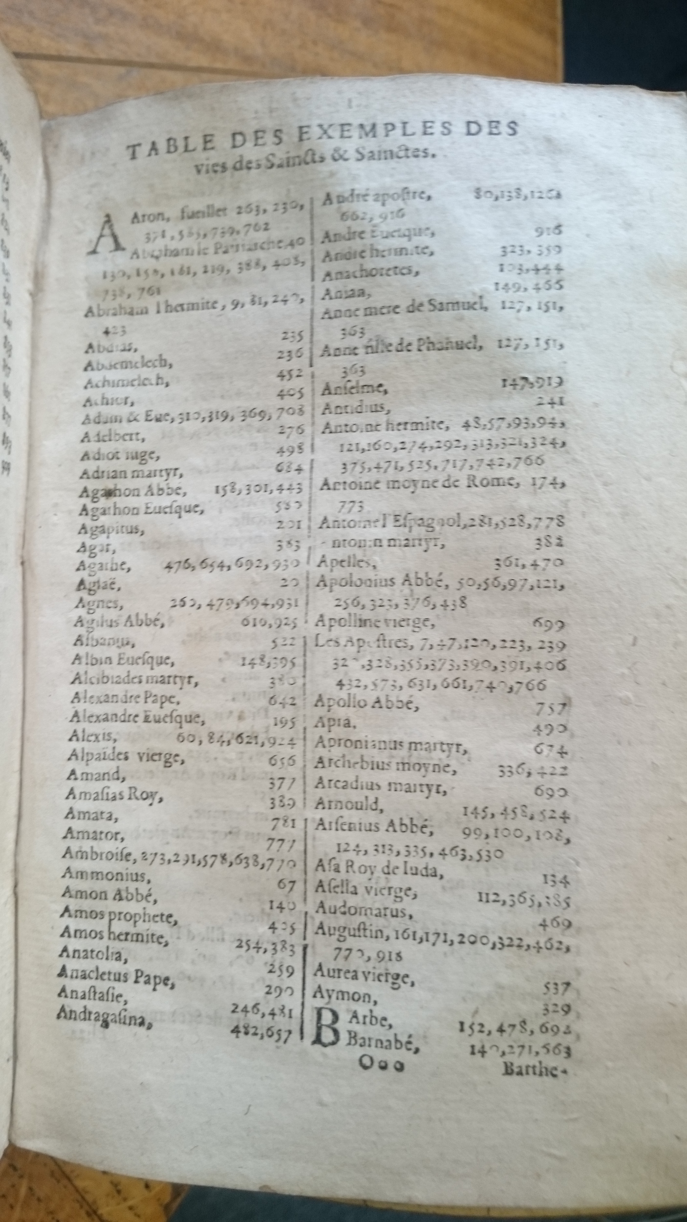 1596 - Jean Bogart - Trésor des faits et dits mémorables des hommes saints et illustres - Douai Quincy 1596 - Jean Bogart - Trésor des faits et dits mémorables des hommes saints et illustres - Douai Quincy