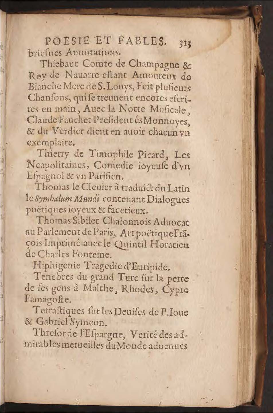 1602 - François Jacquin - Trésor des bons esprits français - BnF Arsenal