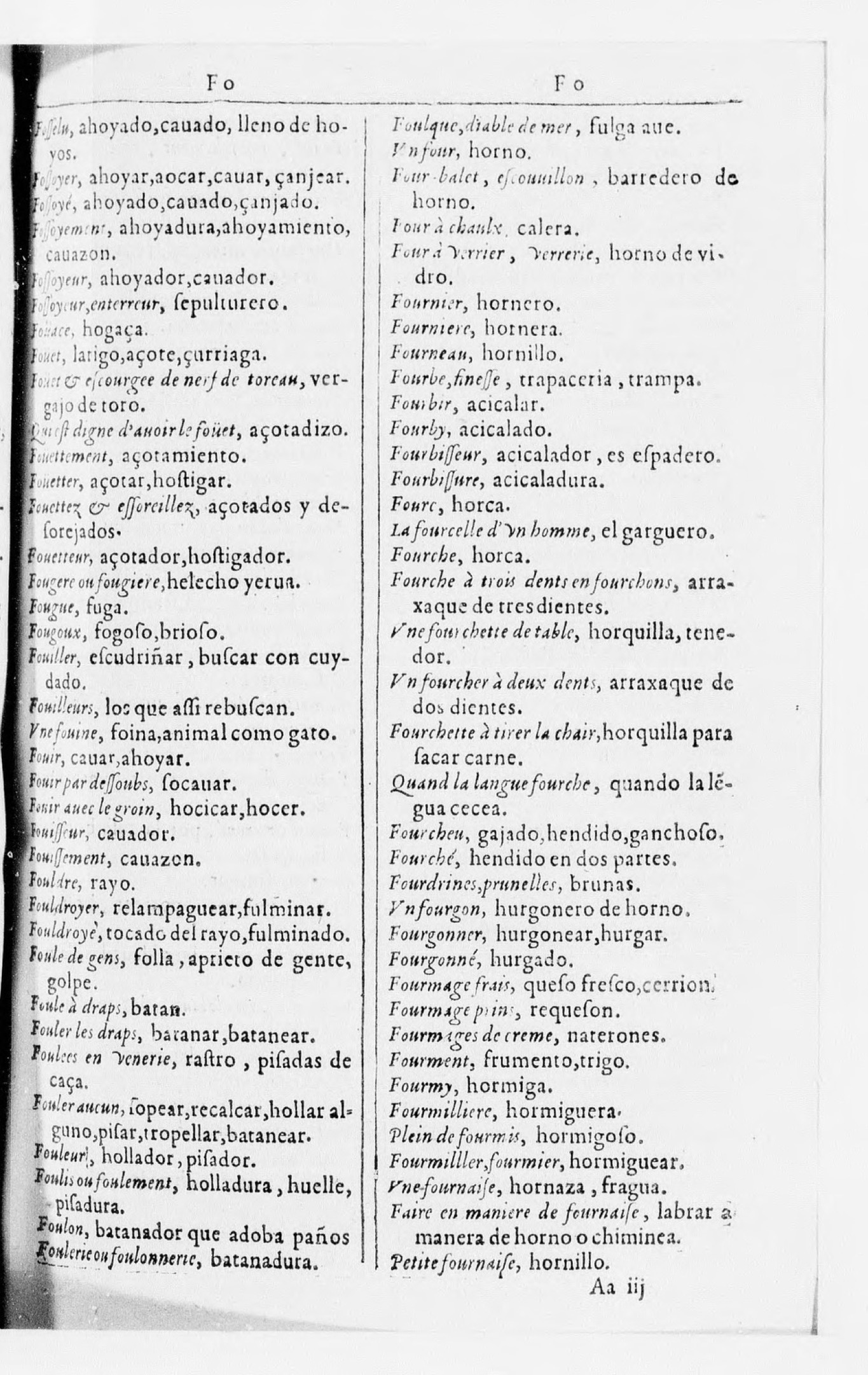 1616 - Veuve Marc Orry - Trésor des deux langues espagnole et française (Seconde partie) - BnF 1616 - Veuve Marc Orry - Trésor des deux langues espagnole et française (Seconde partie) - BnF