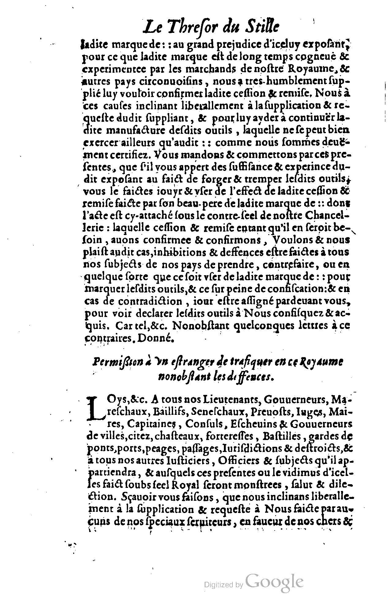 1614 - Jean Richer - Trésor du nouveau style et protocole de la chancellerie de France - BSB Munich 1614 - Jean Richer - Trésor du nouveau style et protocole de la chancellerie de France - BSB Munich