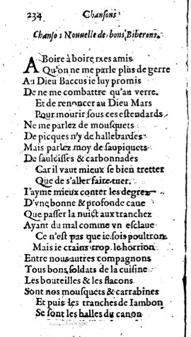 1623 - Jacques Cailloüé - Trésor ou recueil des chansons amoureuses - British Library