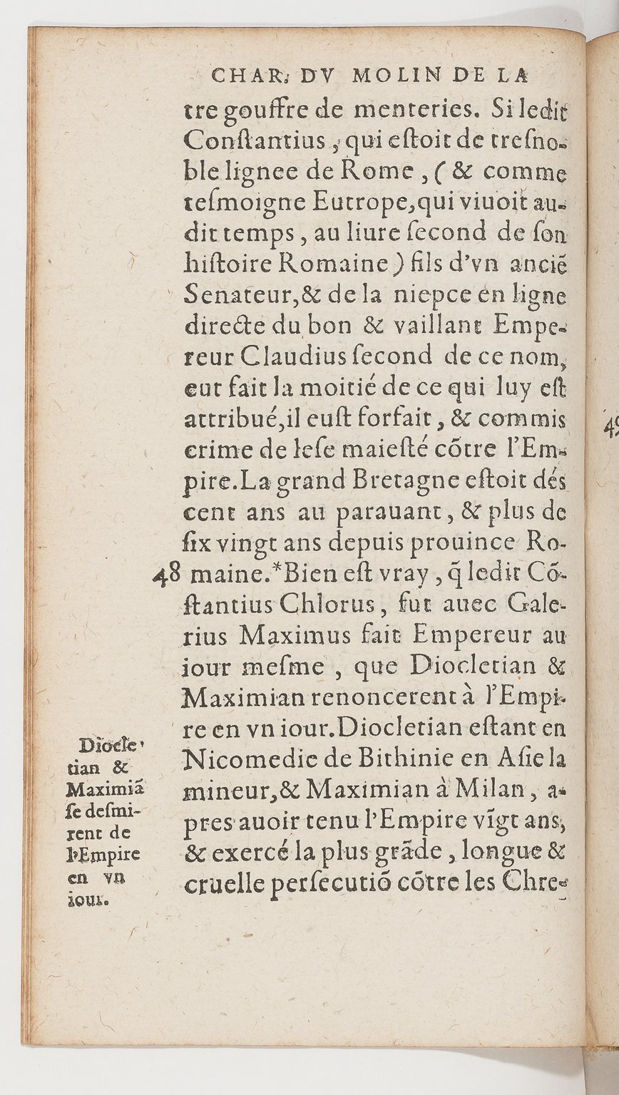 1583 - Galiot Corrozet - Trésor des histoires de France - BnF