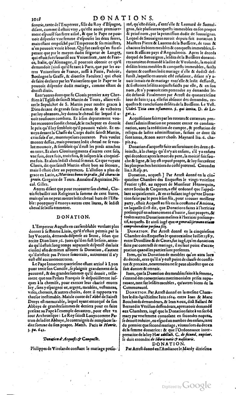 1629 - Veuve Nicolas Buon - Trésor du droit français (29620 T. 1) - BM Lyon